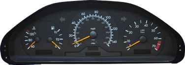 Mercedes e320 2002 dash lcd temperature time #4