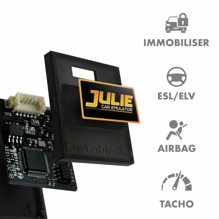 Julie UNIVERSAL - IMMO OFF, AIRBAG, ESL & TACHO Emulator