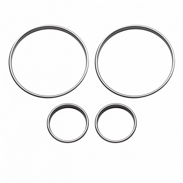 Chrome / facelift rings for BMW E38 / E39 / E53 (5, 7 series and X5) instrument cluster / speedometer